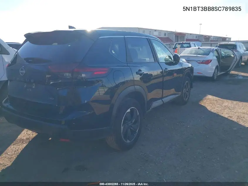 5N1BT3BB8SC789835 2025 Nissan Rogue Sv Intelligent Awd