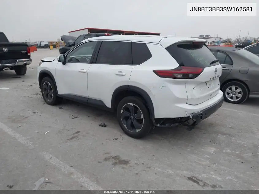 JN8BT3BB3SW162581 2025 Nissan Rogue Sv Intelligent Awd
