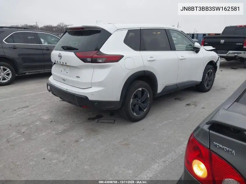 JN8BT3BB3SW162581 2025 Nissan Rogue Sv Intelligent Awd