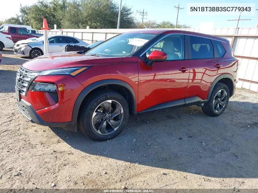 5N1BT3BB3SC779343 2025 Nissan Rogue Sv Intelligent Awd