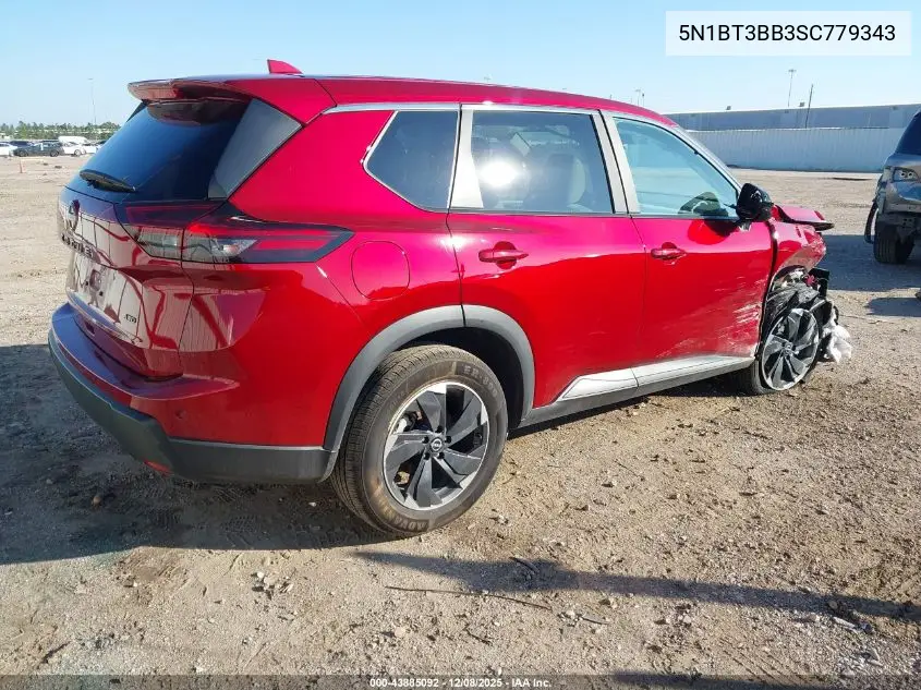 5N1BT3BB3SC779343 2025 Nissan Rogue Sv Intelligent Awd