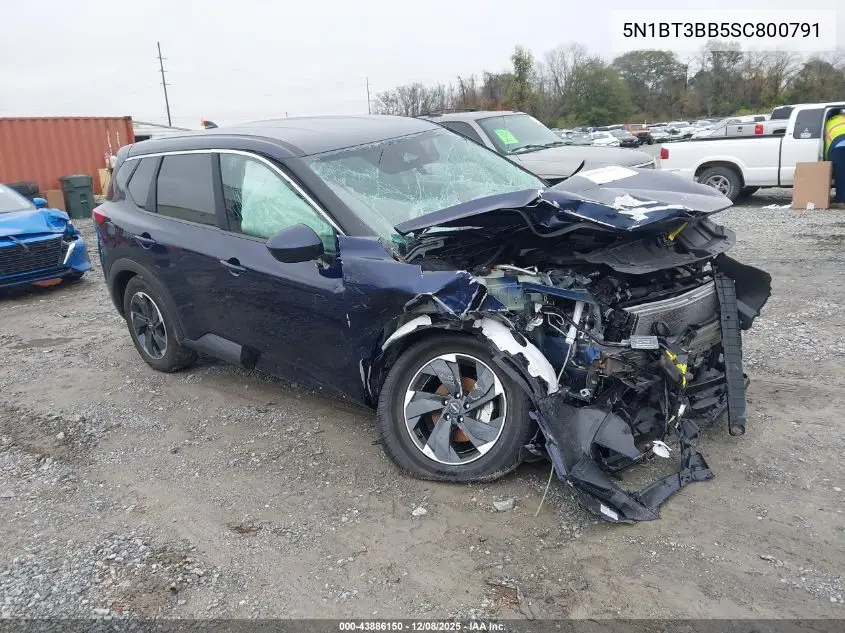 5N1BT3BB5SC800791 2025 Nissan Rogue Sv Intelligent Awd