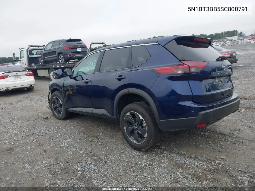 5N1BT3BB5SC800791 2025 Nissan Rogue Sv Intelligent Awd