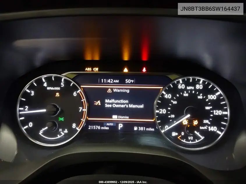 JN8BT3BB6SW164437 2025 Nissan Rogue Sv Intelligent Awd