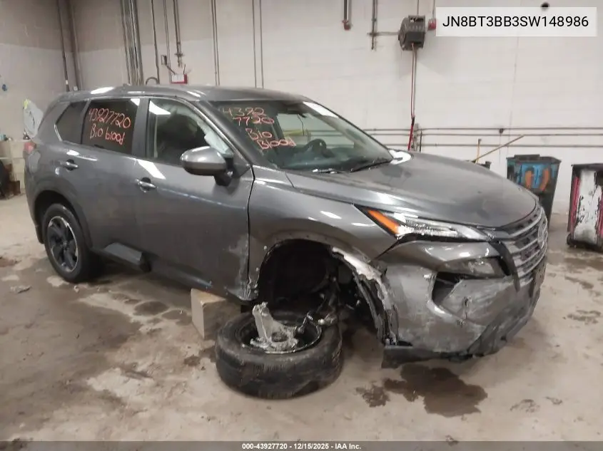JN8BT3BB3SW148986 2025 Nissan Rogue Sv Intelligent Awd