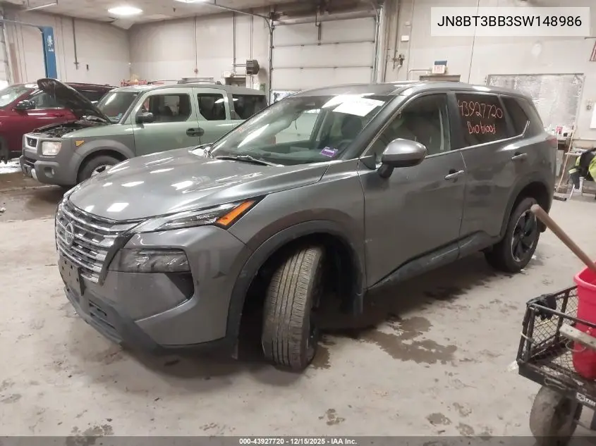 JN8BT3BB3SW148986 2025 Nissan Rogue Sv Intelligent Awd