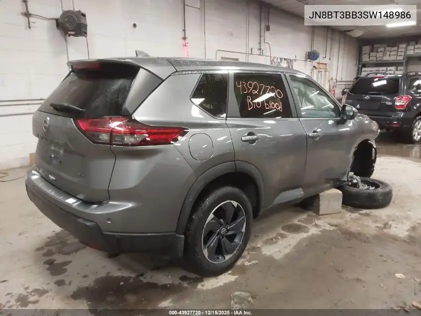 JN8BT3BB3SW148986 2025 Nissan Rogue Sv Intelligent Awd