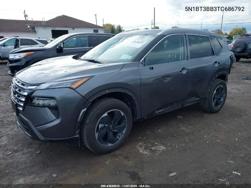 5N1BT3BB3TC686792 2026 Nissan Rogue Sv