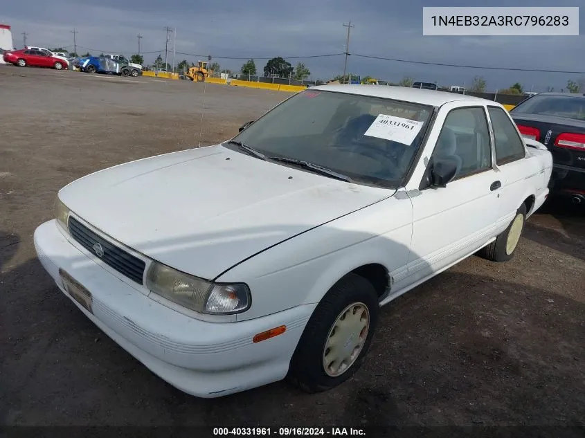 1994 Nissan Sentra E/Xe/Se/Le VIN: 1N4EB32A3RC796283 Lot: 40331961