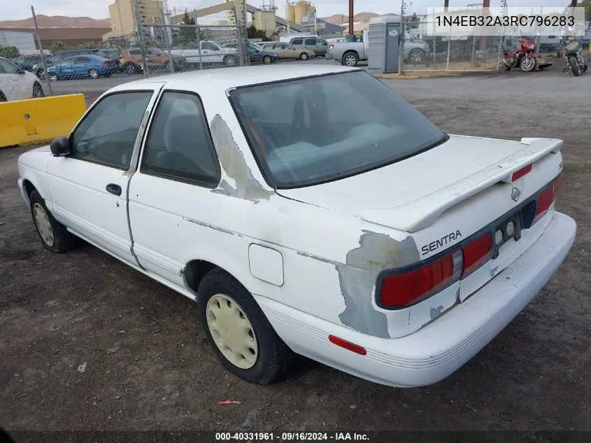 1994 Nissan Sentra E/Xe/Se/Le VIN: 1N4EB32A3RC796283 Lot: 40331961