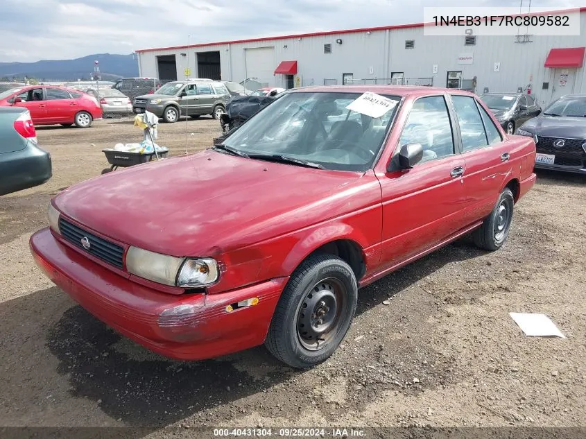 1994 Nissan Sentra E/Xe/Gxe/Le VIN: 1N4EB31F7RC809582 Lot: 40431304