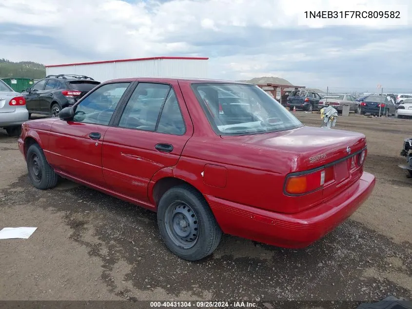 1994 Nissan Sentra E/Xe/Gxe/Le VIN: 1N4EB31F7RC809582 Lot: 40431304