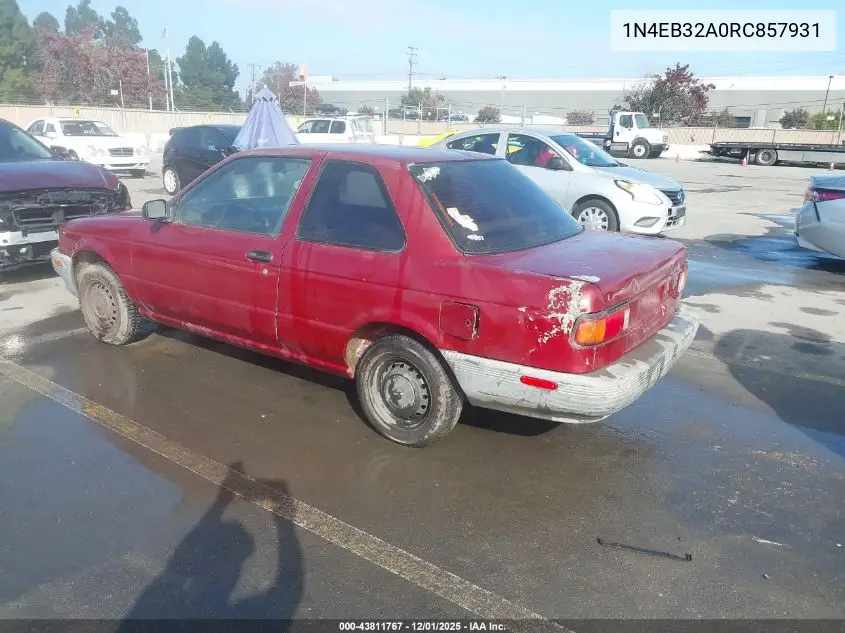 1N4EB32A0RC857931 1994 Nissan Sentra E/Xe/Se/Le
