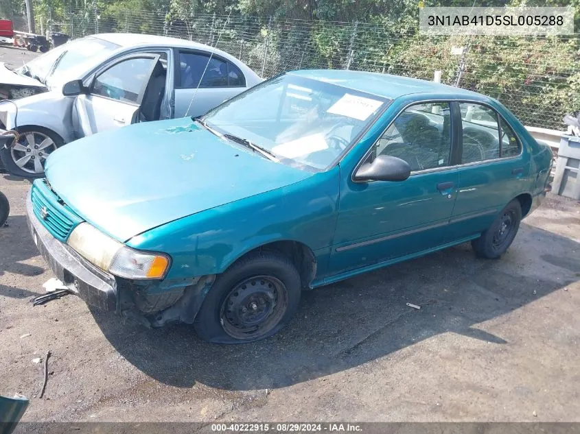 1995 Nissan Sentra Xe/Gxe/Gle VIN: 3N1AB41D5SL005288 Lot: 40222915