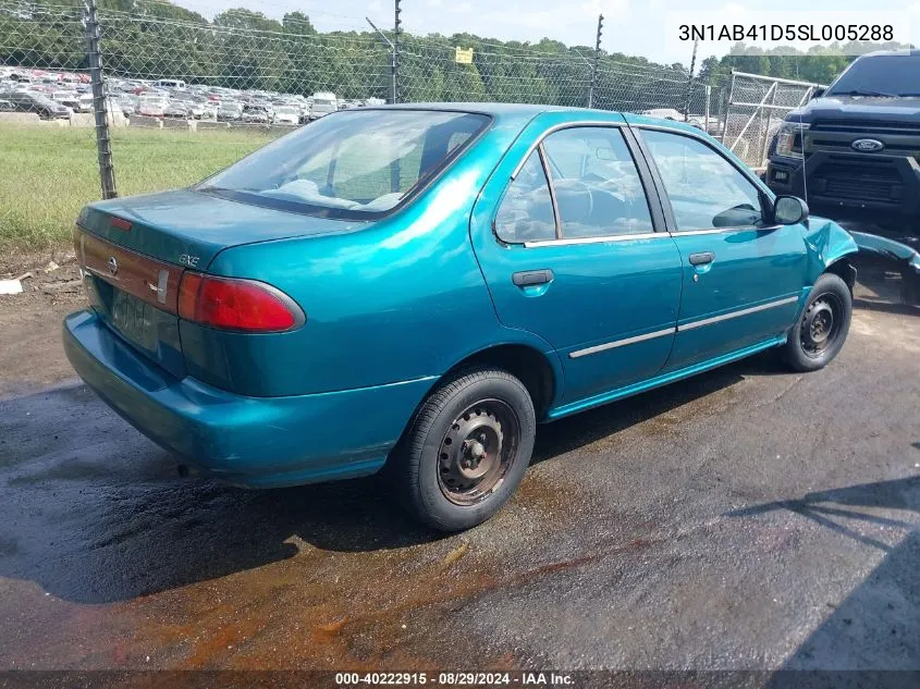 1995 Nissan Sentra Xe/Gxe/Gle VIN: 3N1AB41D5SL005288 Lot: 40222915