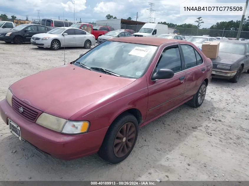 1996 Nissan Sentra E/Xe/Gxe/Gle VIN: 1N4AB41D7TC775508 Lot: 40189913