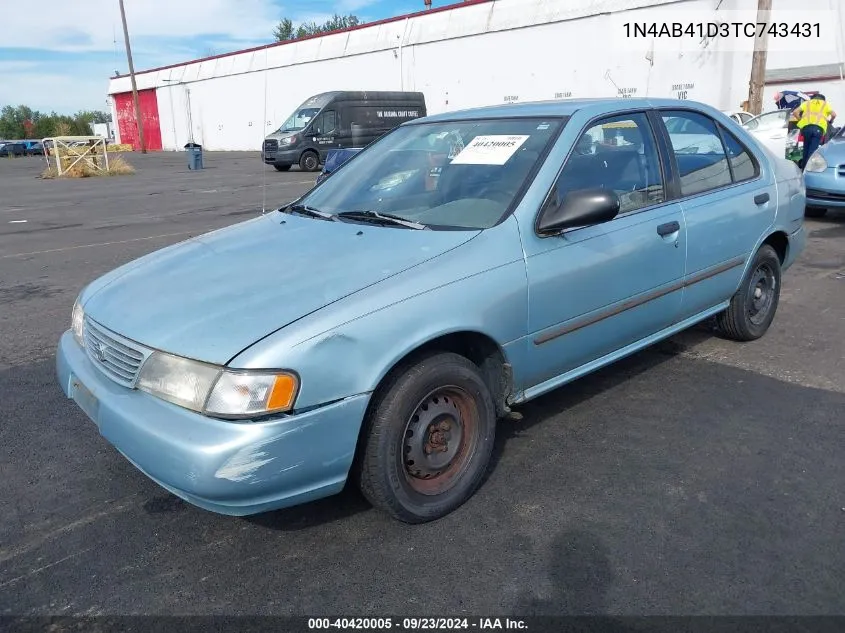 1N4AB41D3TC743431 1996 Nissan Sentra E/Xe/Gxe/Gle