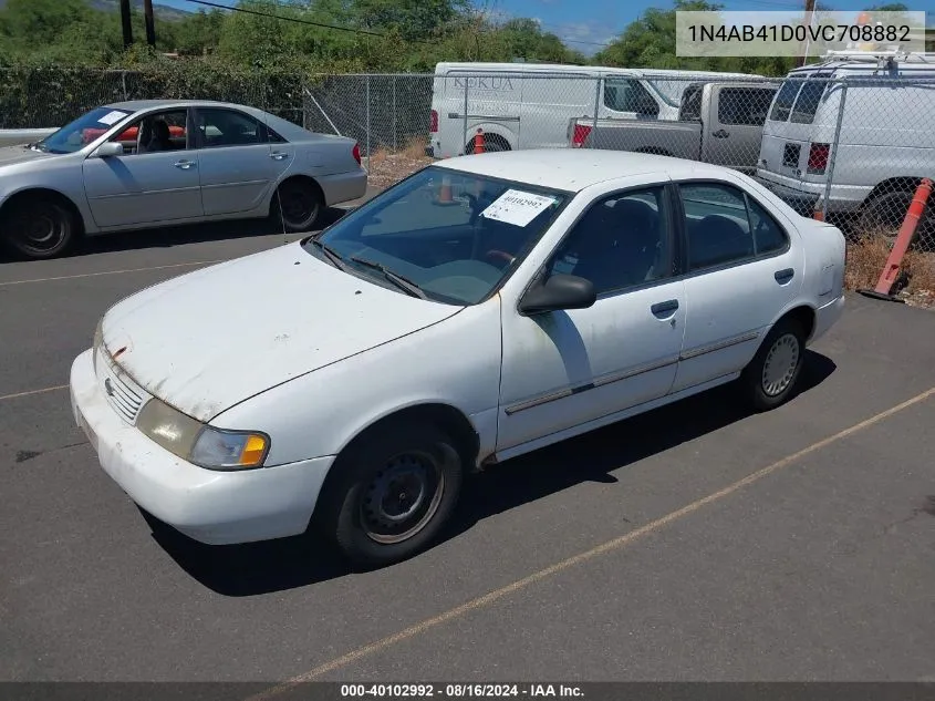 1997 Nissan Sentra Gle/Gxe/Xe VIN: 1N4AB41D0VC708882 Lot: 40102992