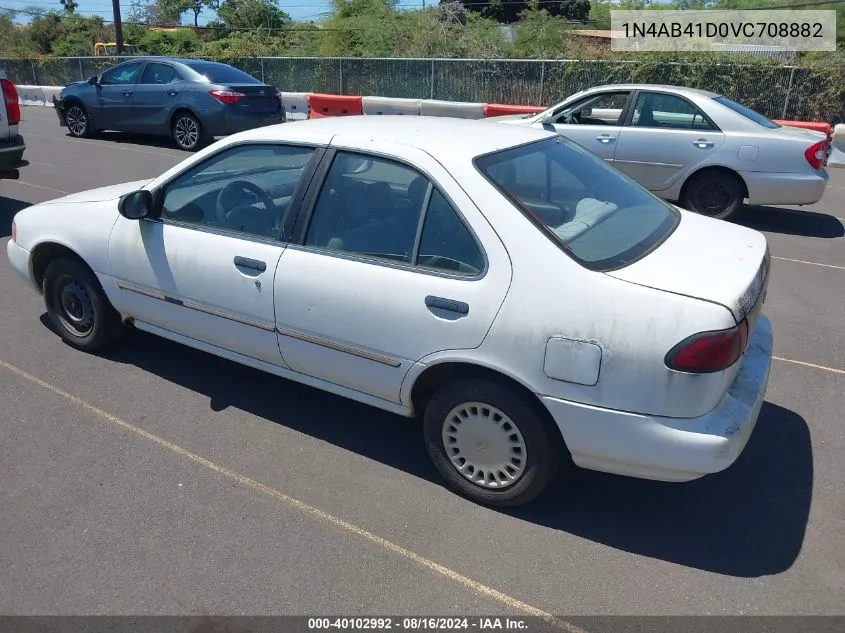 1997 Nissan Sentra Gle/Gxe/Xe VIN: 1N4AB41D0VC708882 Lot: 40102992