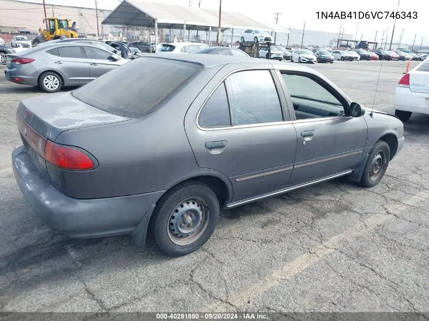 1997 Nissan Sentra Gle/Gxe/Xe VIN: 1N4AB41D6VC746343 Lot: 40291850