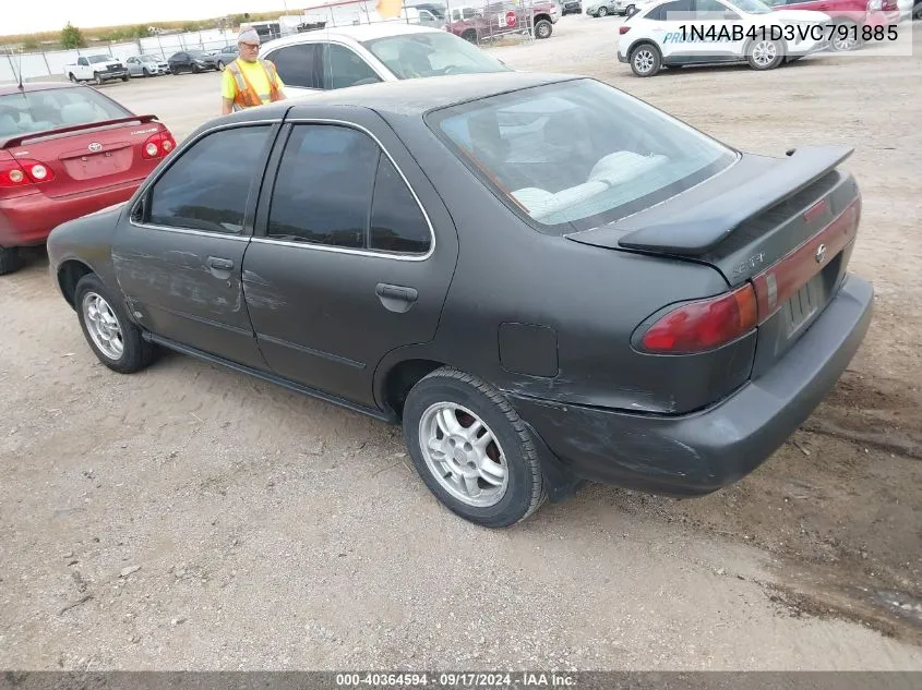 1997 Nissan Sentra Xe/Gxe/Gle VIN: 1N4AB41D3VC791885 Lot: 40364594