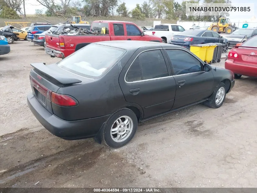 1997 Nissan Sentra Xe/Gxe/Gle VIN: 1N4AB41D3VC791885 Lot: 40364594