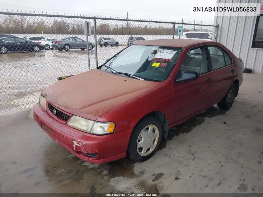 3N1AB41D9WL056833 1998 Nissan Sentra Gxe/Xe