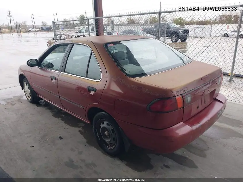 3N1AB41D9WL056833 1998 Nissan Sentra Gxe/Xe