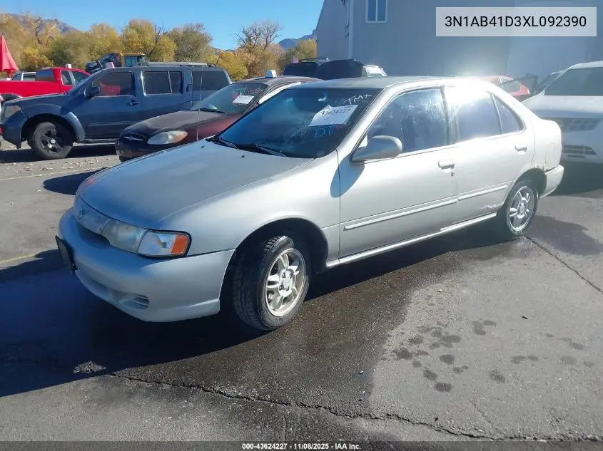 3N1AB41D3XL092390 1999 Nissan Sentra Gxe/Xe