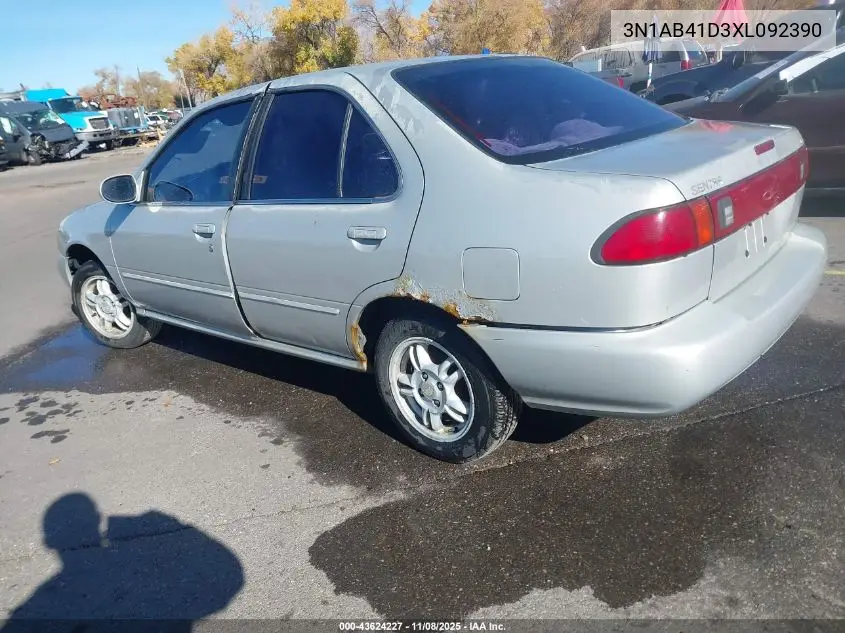 3N1AB41D3XL092390 1999 Nissan Sentra Gxe/Xe