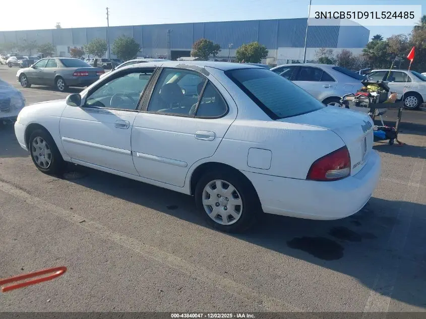 3N1CB51D91L524485 2001 Nissan Sentra Gxe
