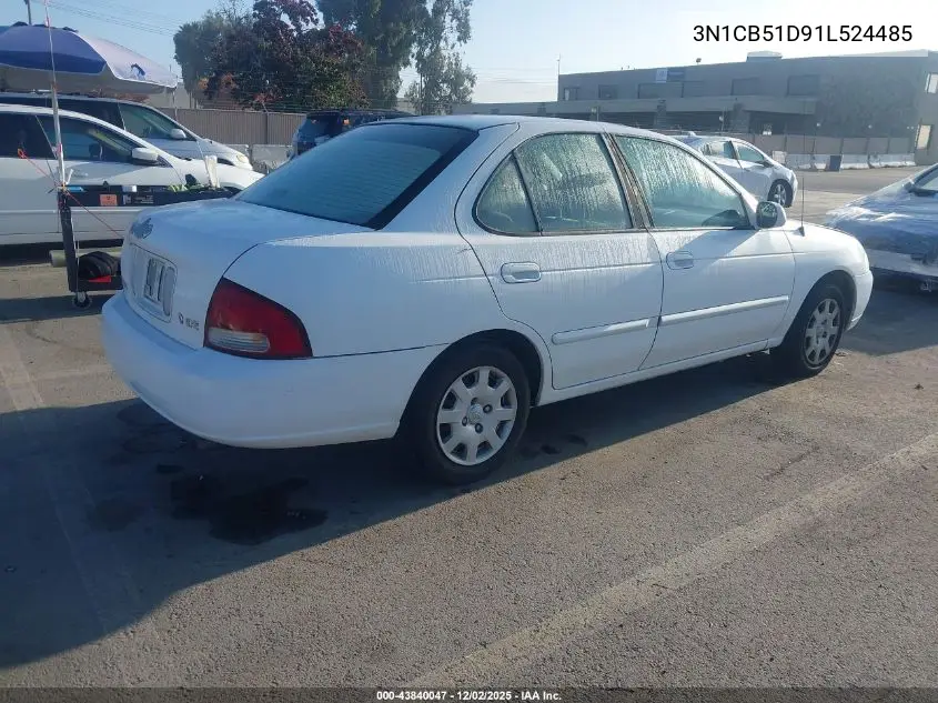 3N1CB51D91L524485 2001 Nissan Sentra Gxe