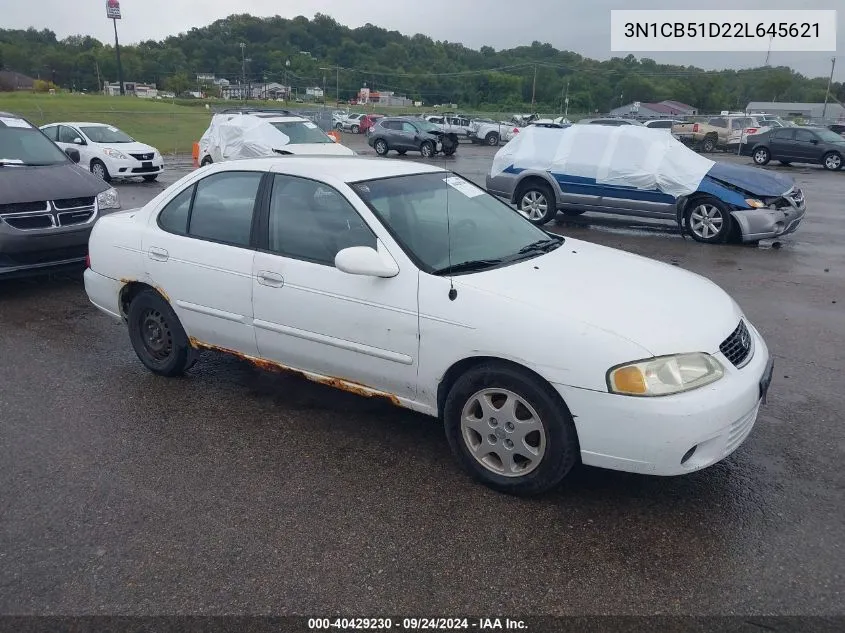 3N1CB51D22L645621 2002 Nissan Sentra Gxe