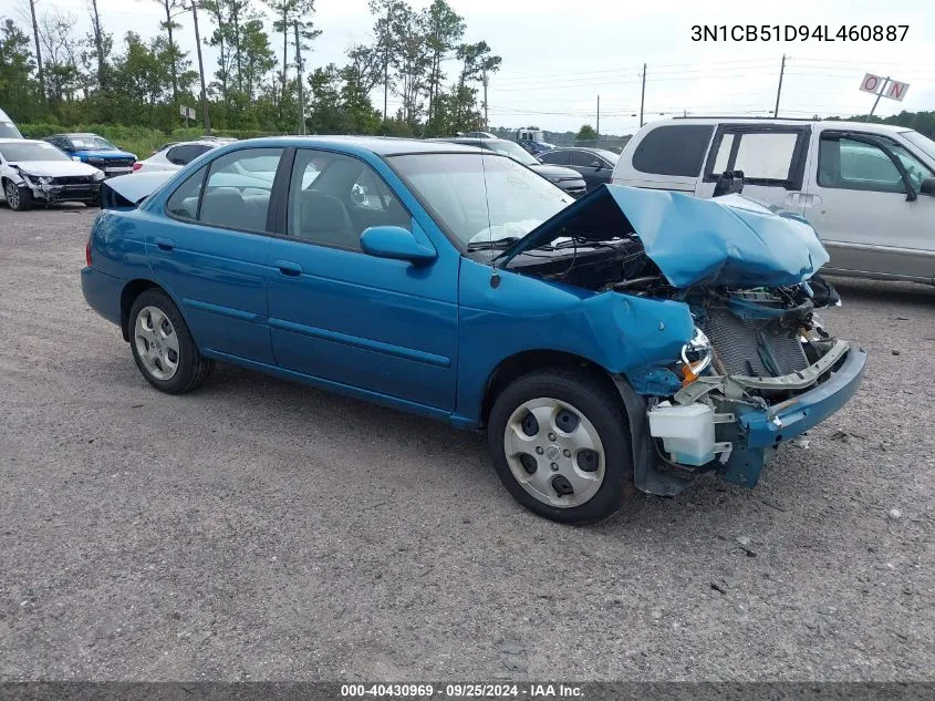 3N1CB51D94L460887 2004 Nissan Sentra 1.8S