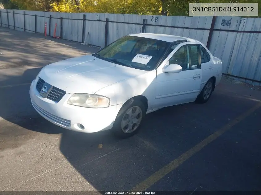 3N1CB51D44L914012 2004 Nissan Sentra 1.8S