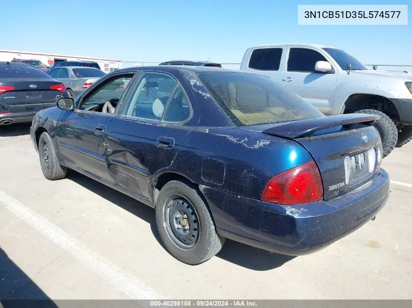 3N1CB51D35L574577 2005 Nissan Sentra 1.8