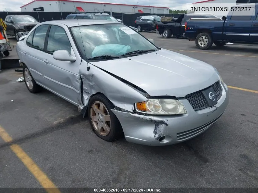 3N1CB51DX5L523237 2005 Nissan Sentra 1.8S