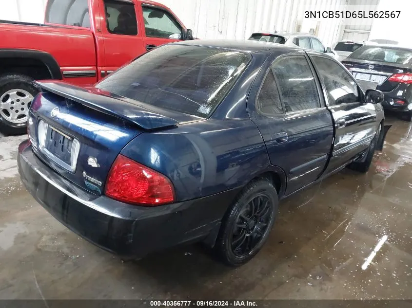 3N1CB51D65L562567 2005 Nissan Sentra 1.8S