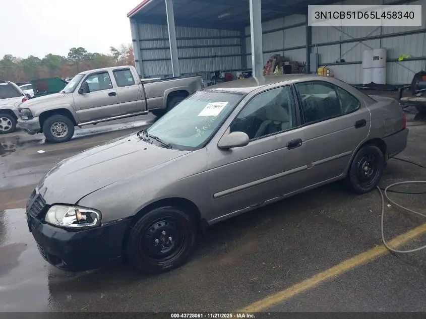 3N1CB51D65L458340 2005 Nissan Sentra 1.8S