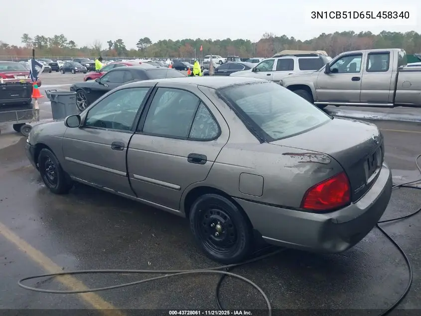 3N1CB51D65L458340 2005 Nissan Sentra 1.8S