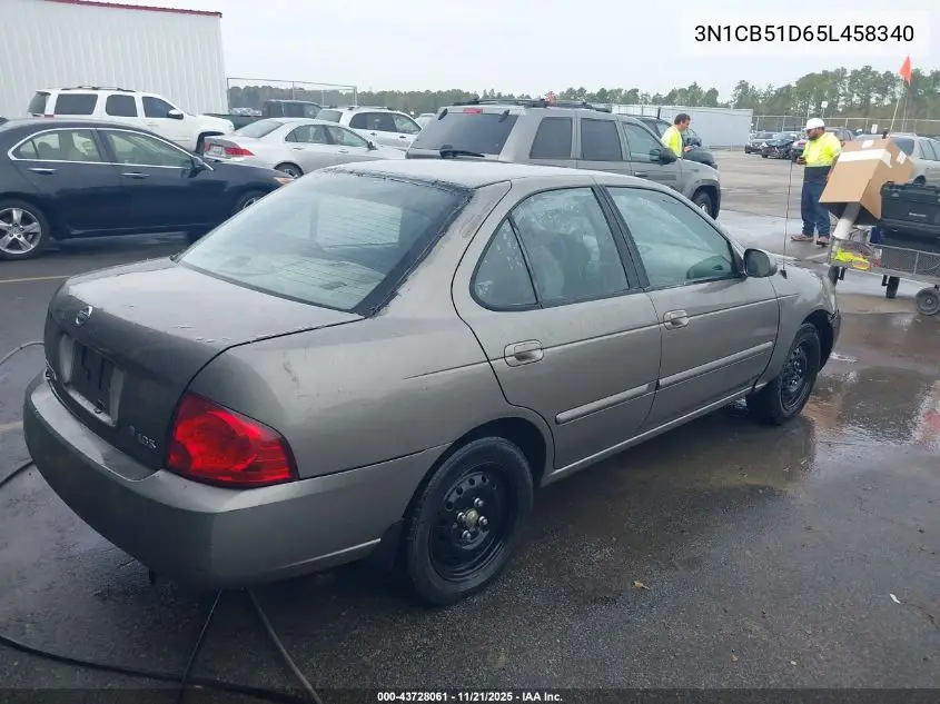 3N1CB51D65L458340 2005 Nissan Sentra 1.8S