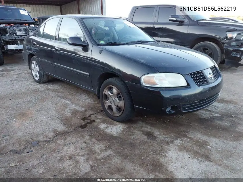3N1CB51D55L562219 2005 Nissan Sentra 1.8
