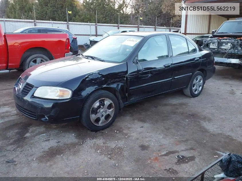 3N1CB51D55L562219 2005 Nissan Sentra 1.8