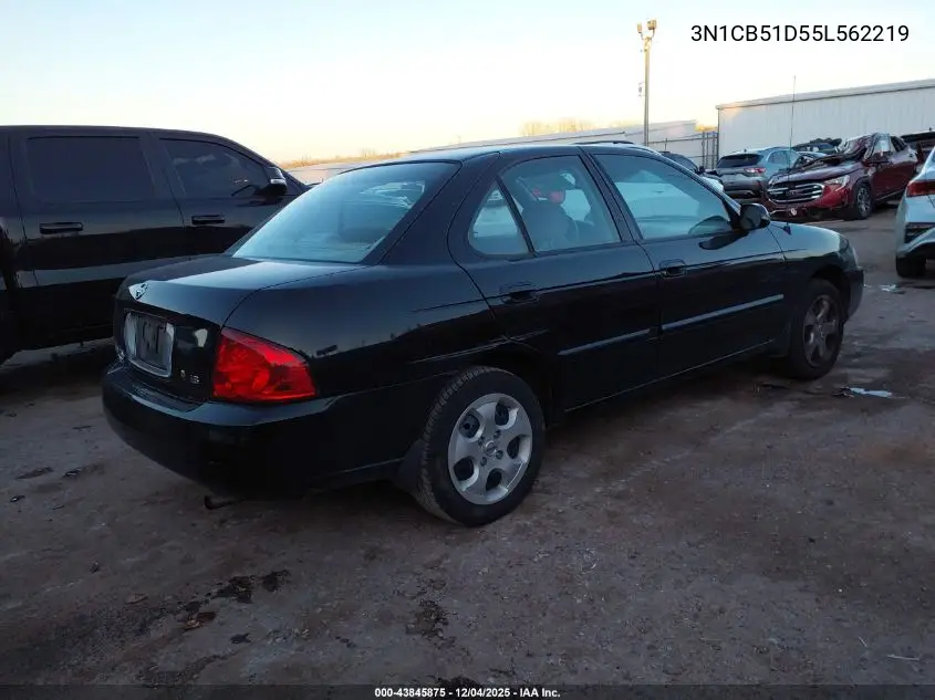 3N1CB51D55L562219 2005 Nissan Sentra 1.8