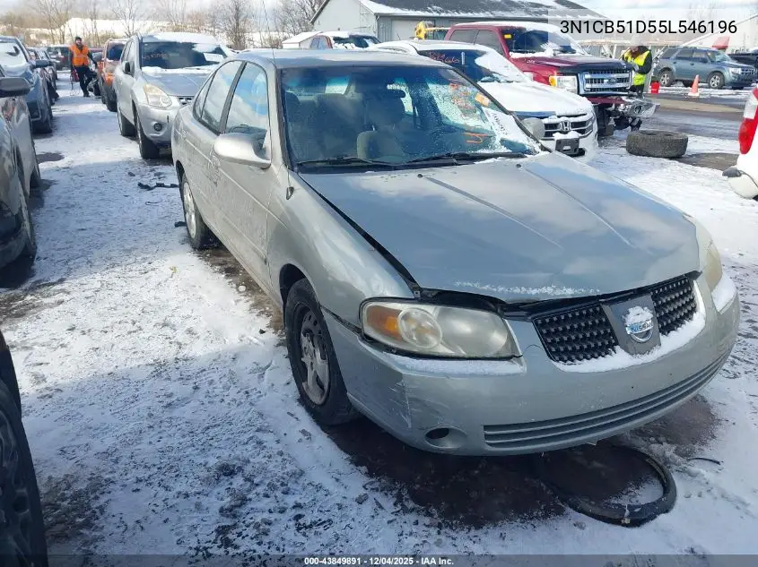 3N1CB51D55L546196 2005 Nissan Sentra 1.8S