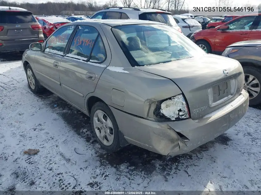 3N1CB51D55L546196 2005 Nissan Sentra 1.8S