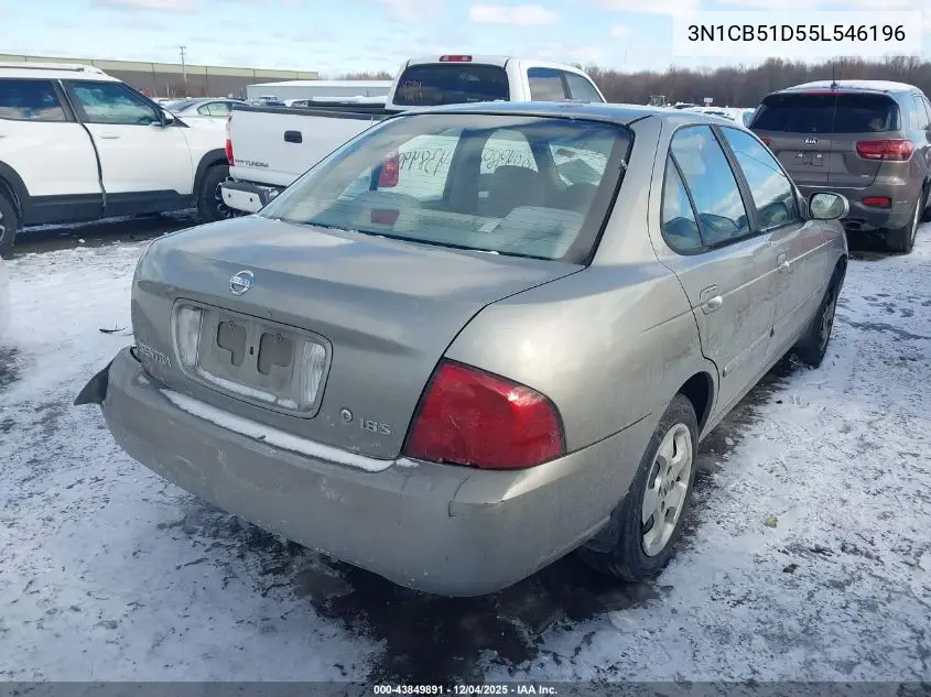 3N1CB51D55L546196 2005 Nissan Sentra 1.8S