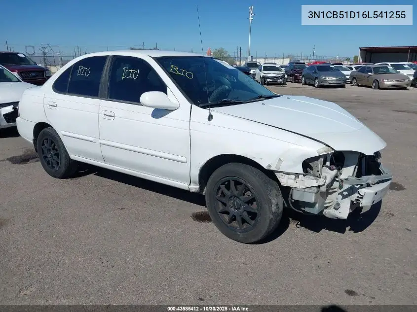 3N1CB51D16L541255 2006 Nissan Sentra 1.8S