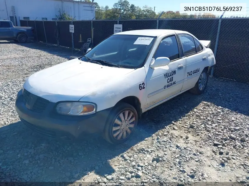 3N1CB51D76L569237 2006 Nissan Sentra 1.8S