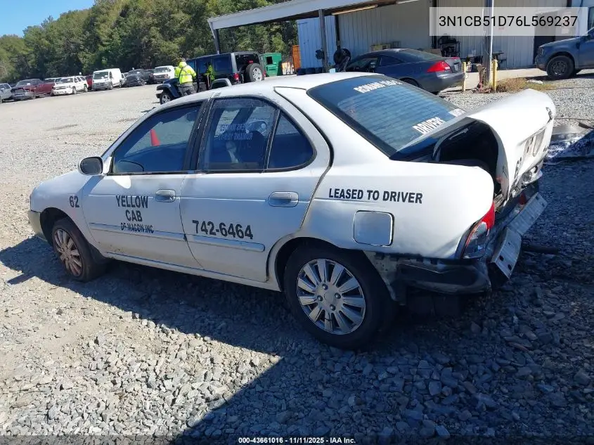 3N1CB51D76L569237 2006 Nissan Sentra 1.8S